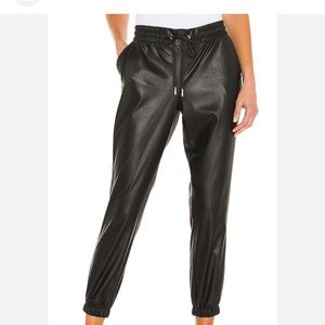 Leather Jogger